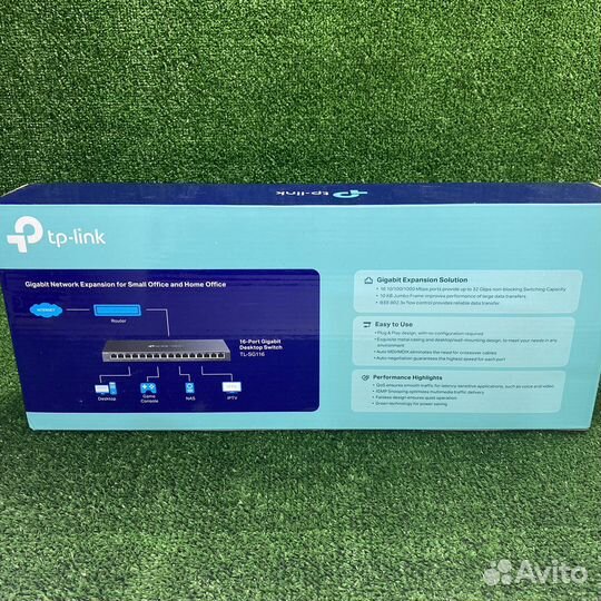 Коммутатор новый tl-sg116