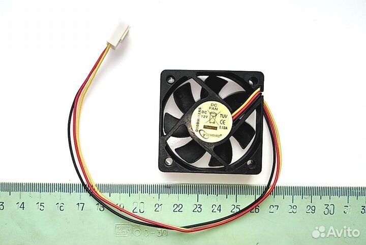 Вентилятор для корпуса Gembird D50BM-12AS