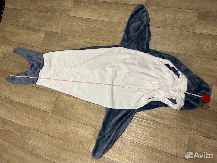 Одеяло/плед/пижама Акула