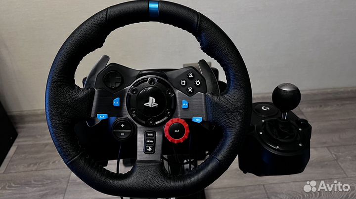 Logitech G29 + кпп + Стойка