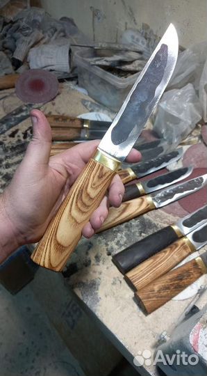 Нож охотничий якутский кованый
