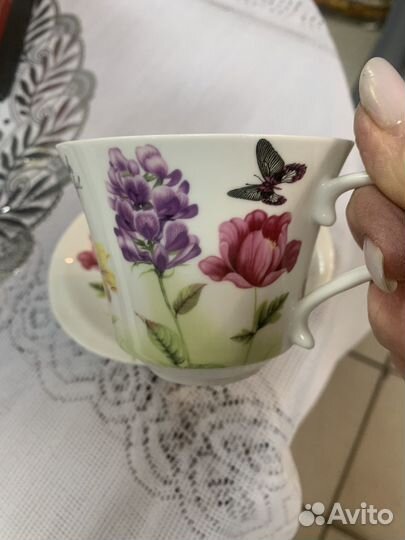 Чашка с блюдцем фарфор Japan