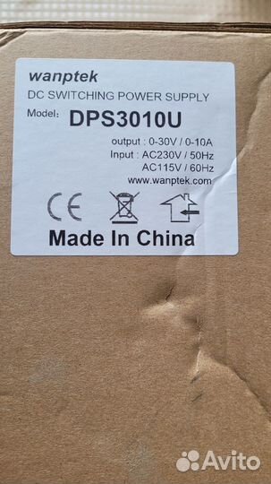 Лабораторный блок питания Wanptek DPS3010U