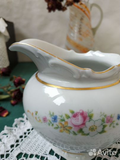 Молочник СССР сливочник Kahla солонка Мальцов