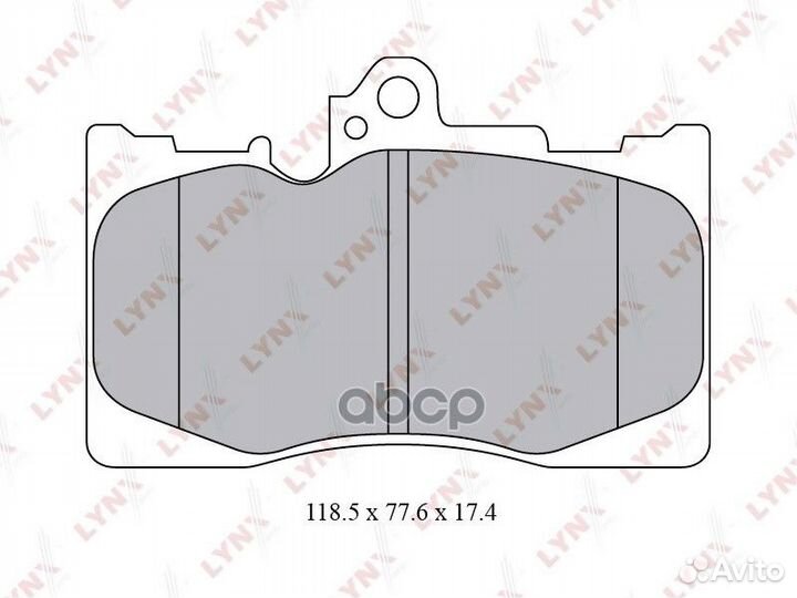 Колодки тормозные дисковые перед BD-7566 BD