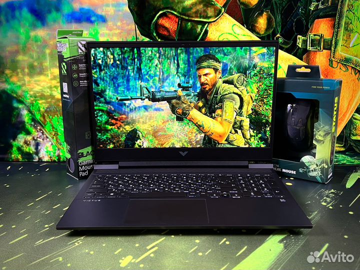 Игровой ноутбук HP Victus 16 / RTX 3050 Ti / i5