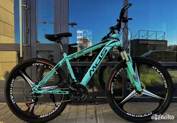 Велосипед на литых дисках