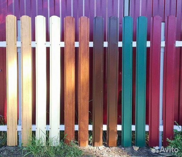 Забор из профнастила