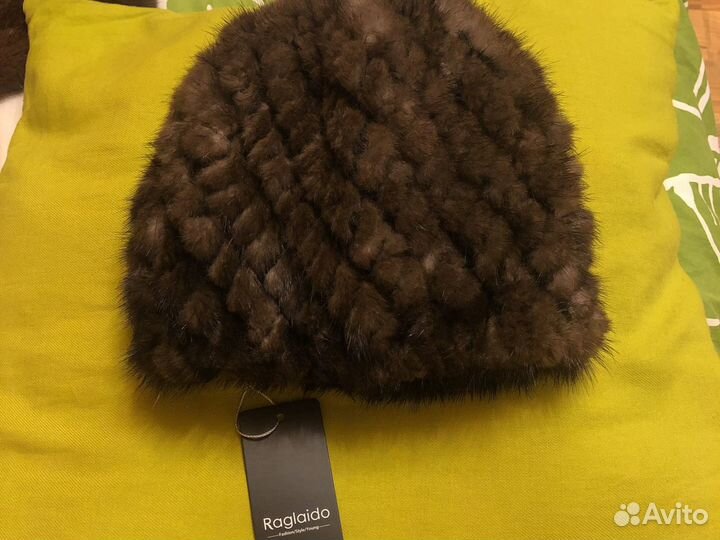 Новая шапка вязаная норка