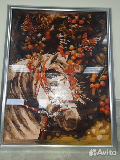 Картины по номерам раскрашенная