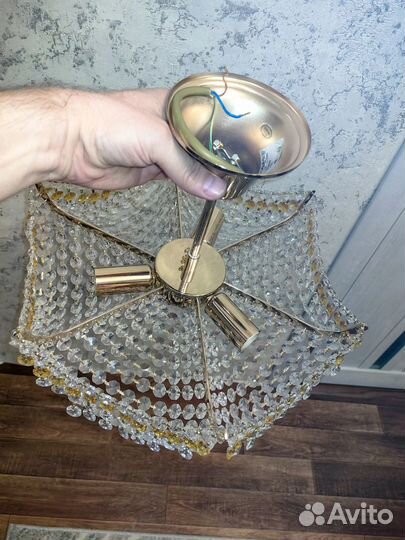 Люстра потолочная бу