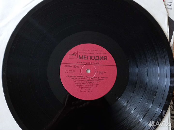 Пластинка ансамбль 