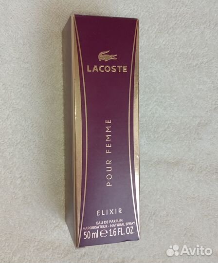 Парфюмерная вода Lacoste Pour Femme Elixir