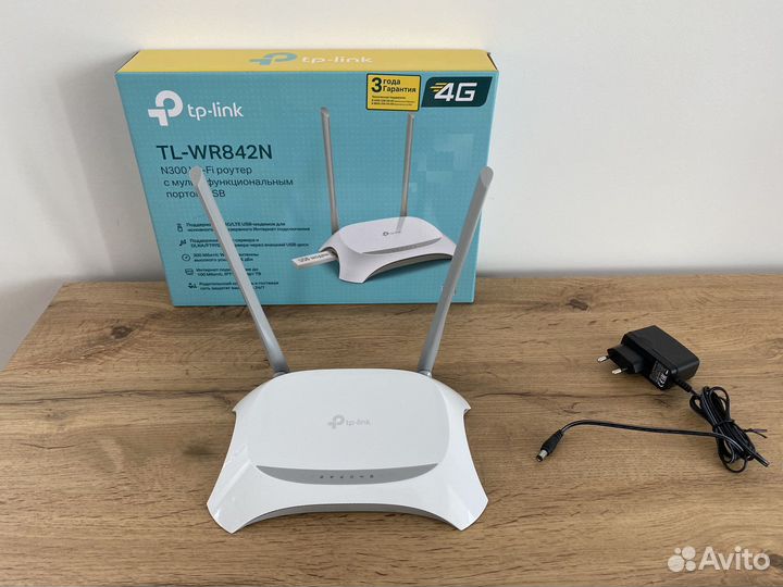 Wi-Fi роутер Tp-Link N300 3G/4G TL-WR842N