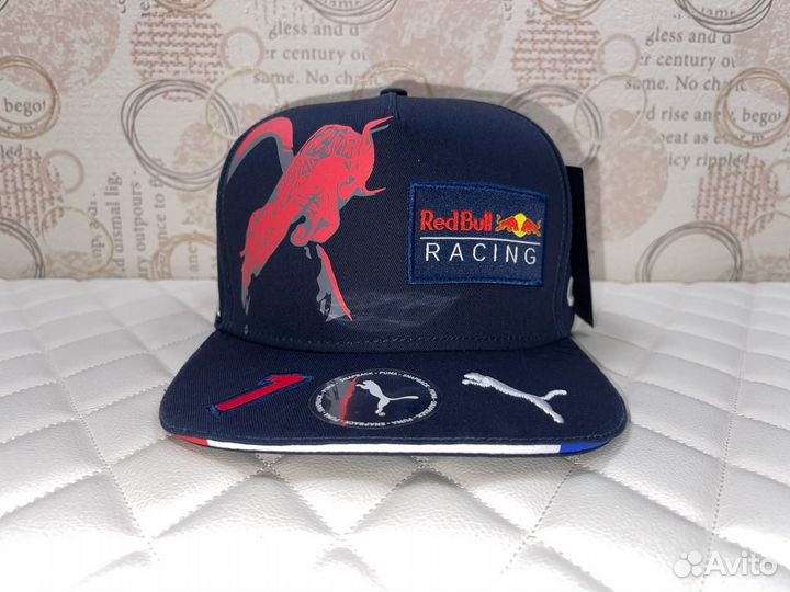 Бейсболка Red Bull Racing Puma прямой козырёк