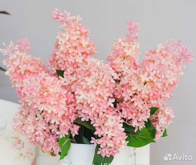 Искусственные цветы сирень чудоцв силикон приехала