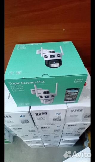 Уличная 4g камера с симкартой и двойным объективом