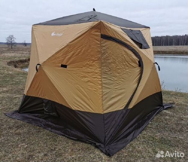Палатка для рыбалки с полом 4 слоя Terbo Mir