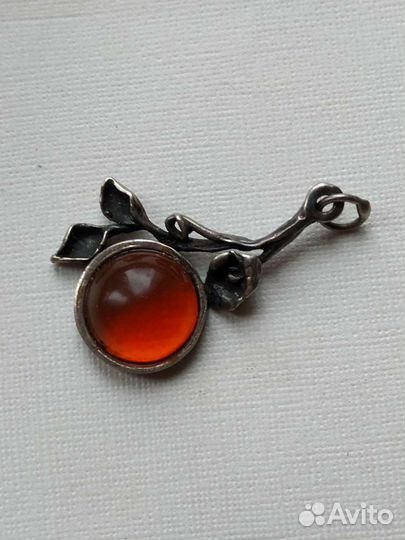 Кулон серебро винтаж