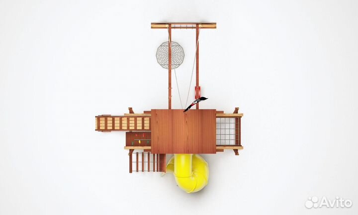 Детская площадка скалодром горка Савушка Люкс 5