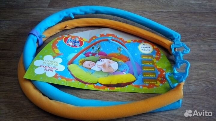 Коврик детский развивающий с дугами 0+