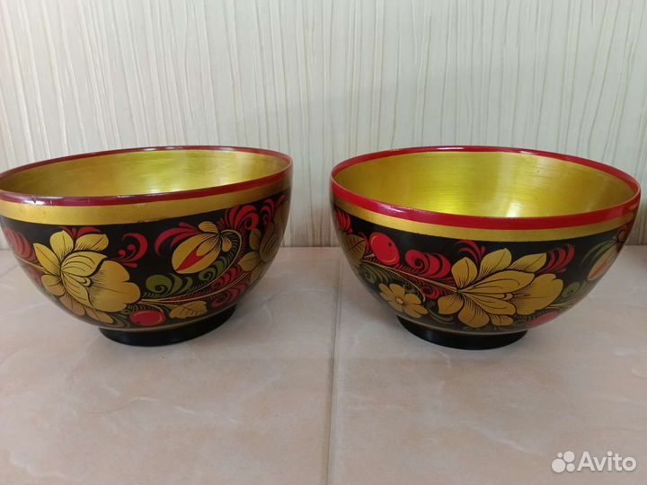 Посуда хохлома СССР (цена за всё)