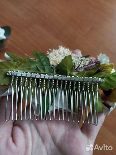 Свадебная заколка для волос, заколка цветы