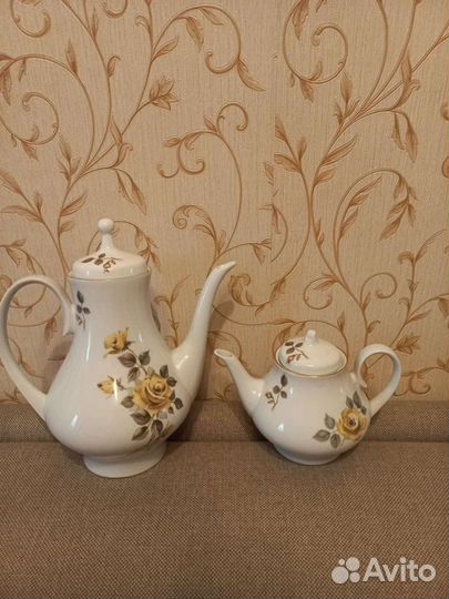 Сервиз чайный роза гдр