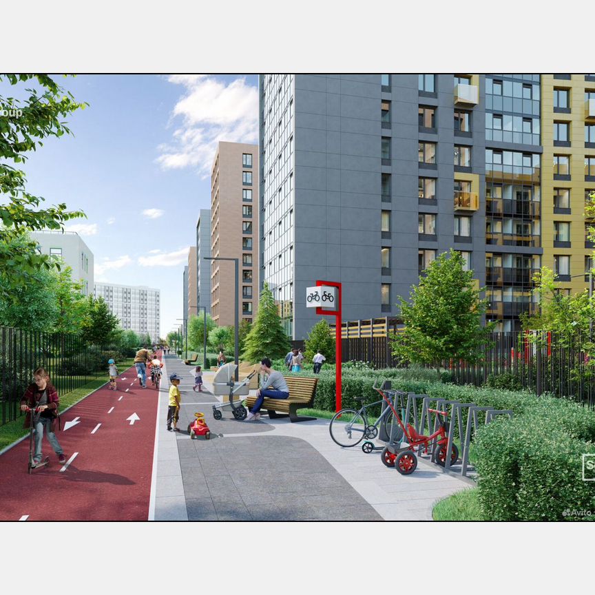 2-к. квартира, 60 м², 3/9 эт.