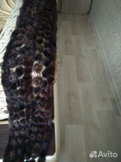 Норковый шарф