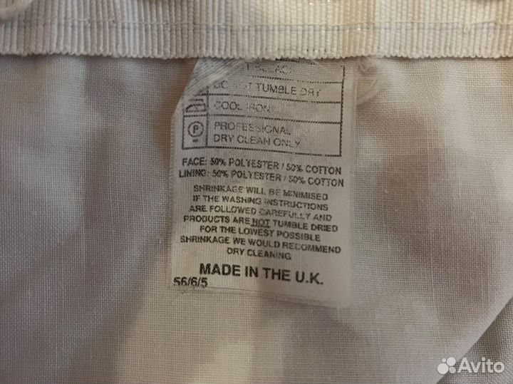 Шторы на подкладе