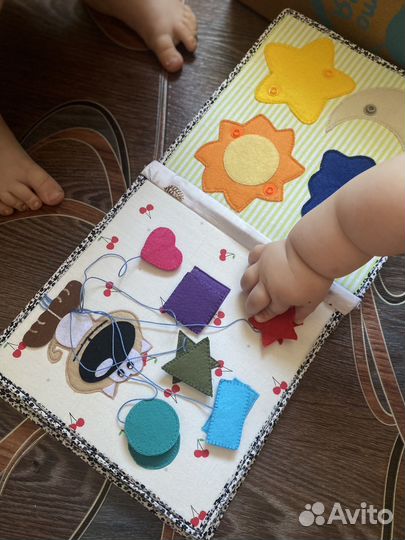 Мягкие книги из фетра