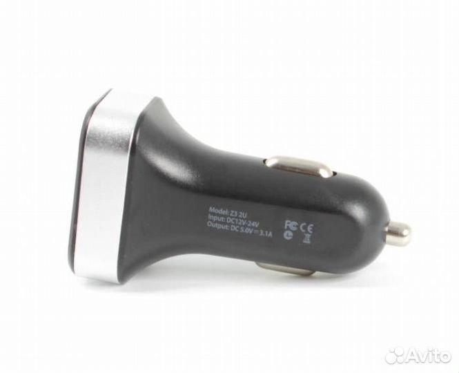 Автомобильное зарядное устройство 2 USB выхода 2A