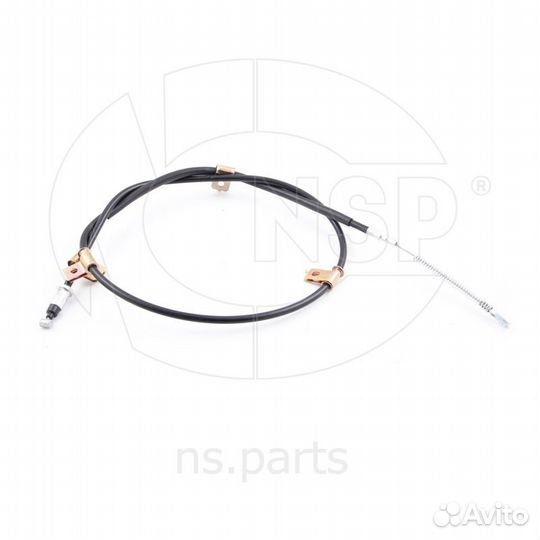 Трос стояночного тормоза левый chevrolet lanos