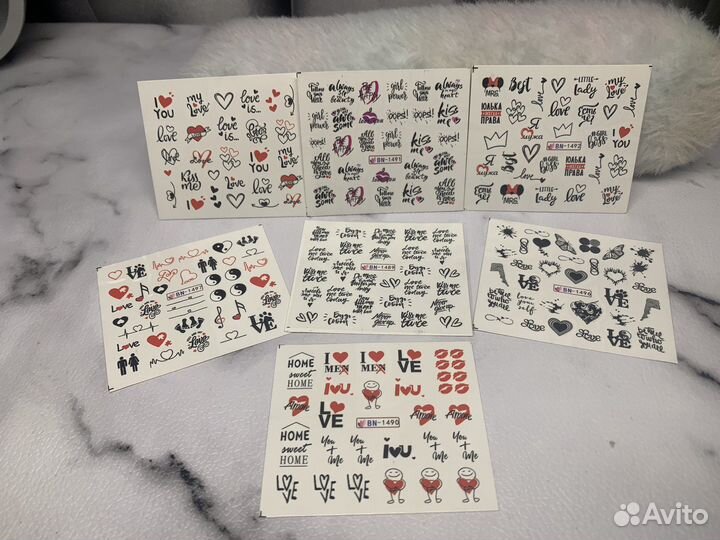 Наклейки для ногтей