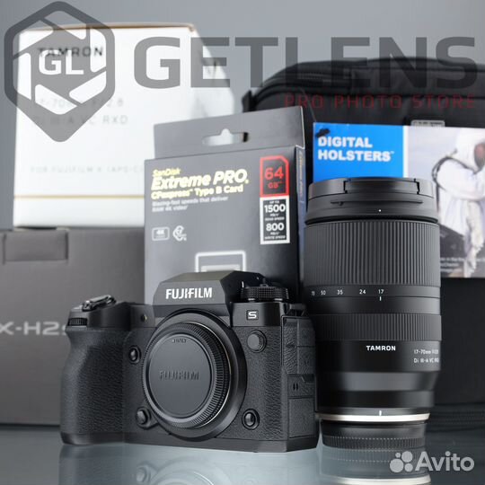 Fuji XH-2s + Tamron 17-70 + SanDisk 64Gb + Holster