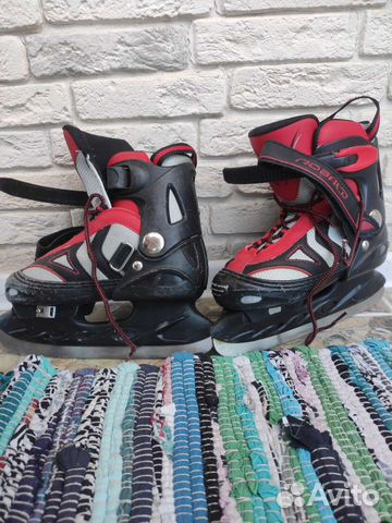 Коньки хоккейные детские раздвижные 32-35