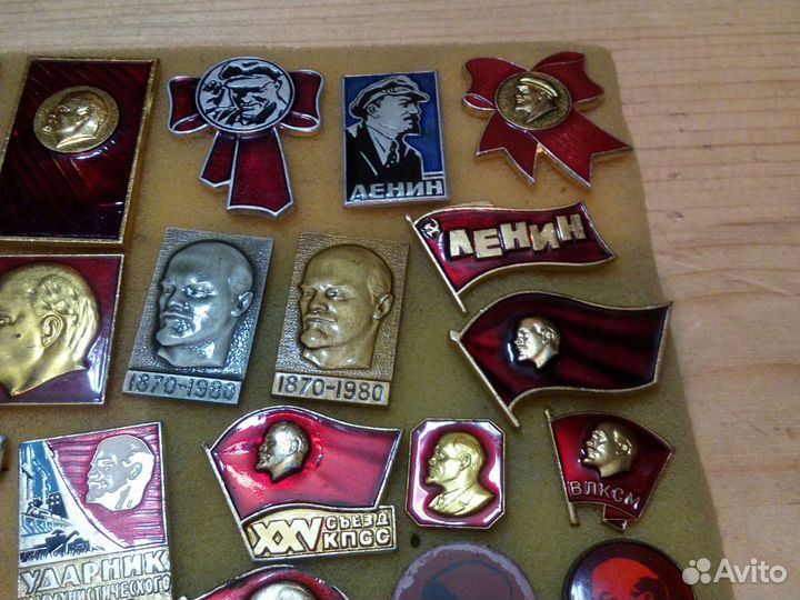 Значки В. И. Ленин(лот)