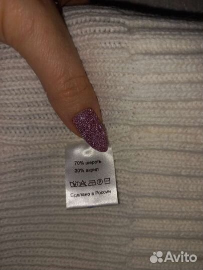 Шапка и шарф комплект жен