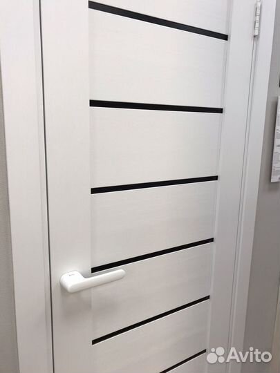 Межкомнатные двери Браво-22 Эко Шпон Стекло: Black