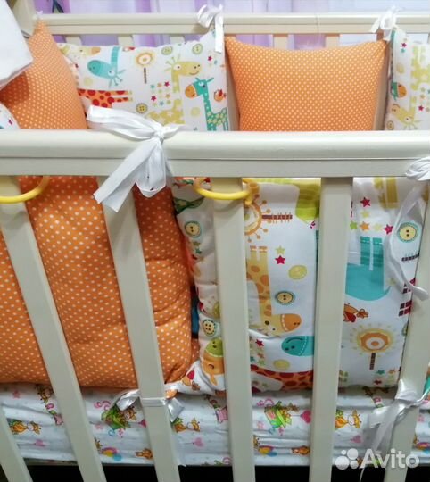 Бортики в кроватку