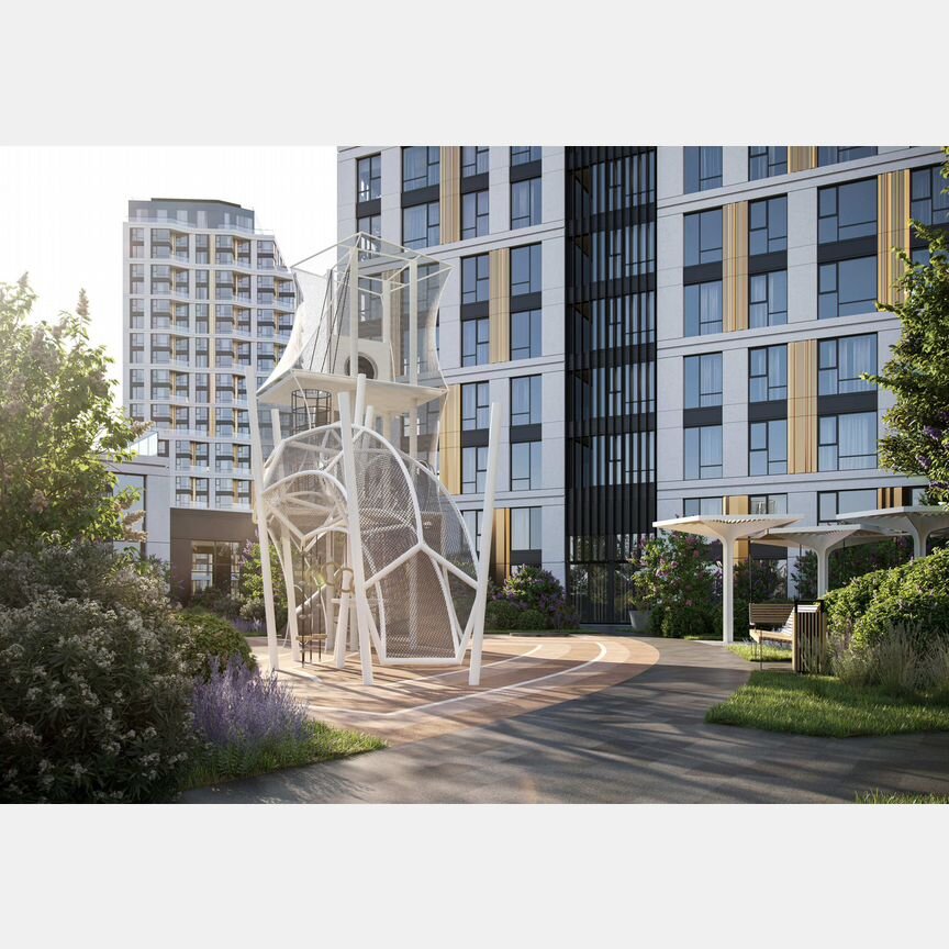 1-к. квартира, 53,4 м², 2/22 эт.