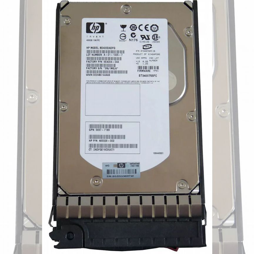 [466277-001] Жесткий Диск Hp 400gb Fibre Channel 466277-001