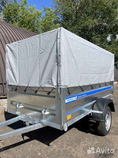 Прицеп легковой оцинкованный 2.25Х1.3 с тентом