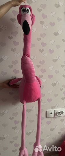 Мягкая игрушка фламинго