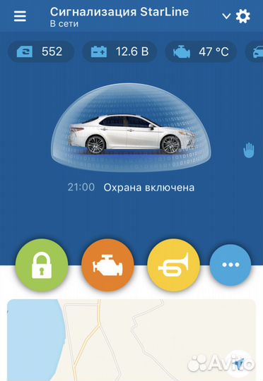 GSM Starline сигнализация с автозапуском и уст