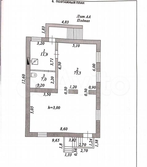 Свободного назначения, 95 м²