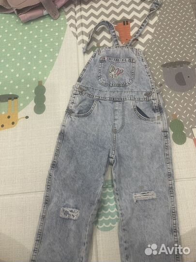 Комбинезон джинсовый 98