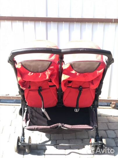 Коляска для двойни peg perego