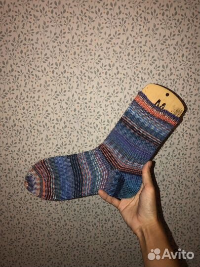 Вязанные носки ручной работы